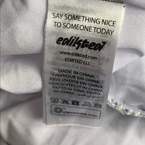 Edikted pinstripe bubble hem dress - Picture 7 of 8